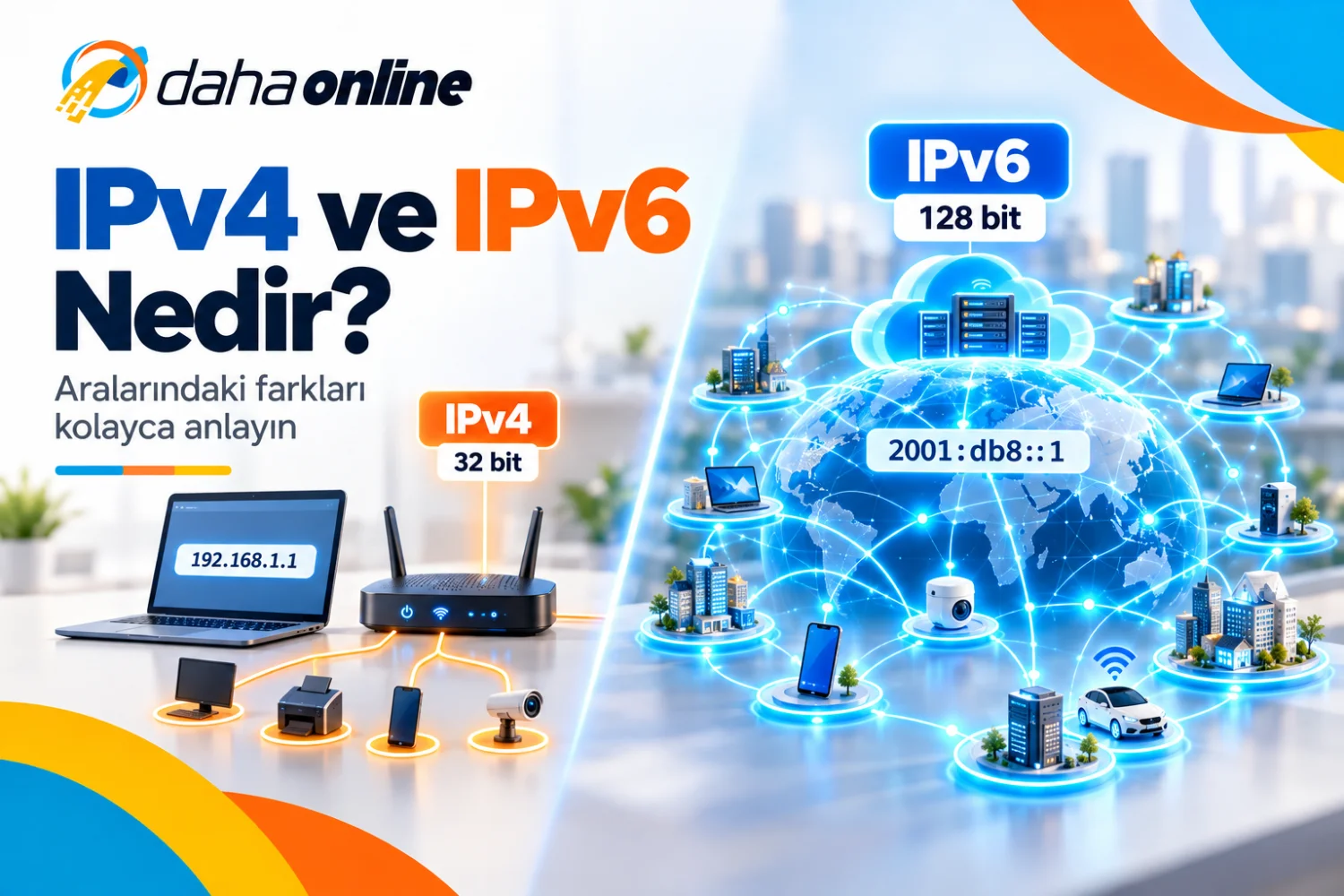 IPv4 ve IPv6 Nedir