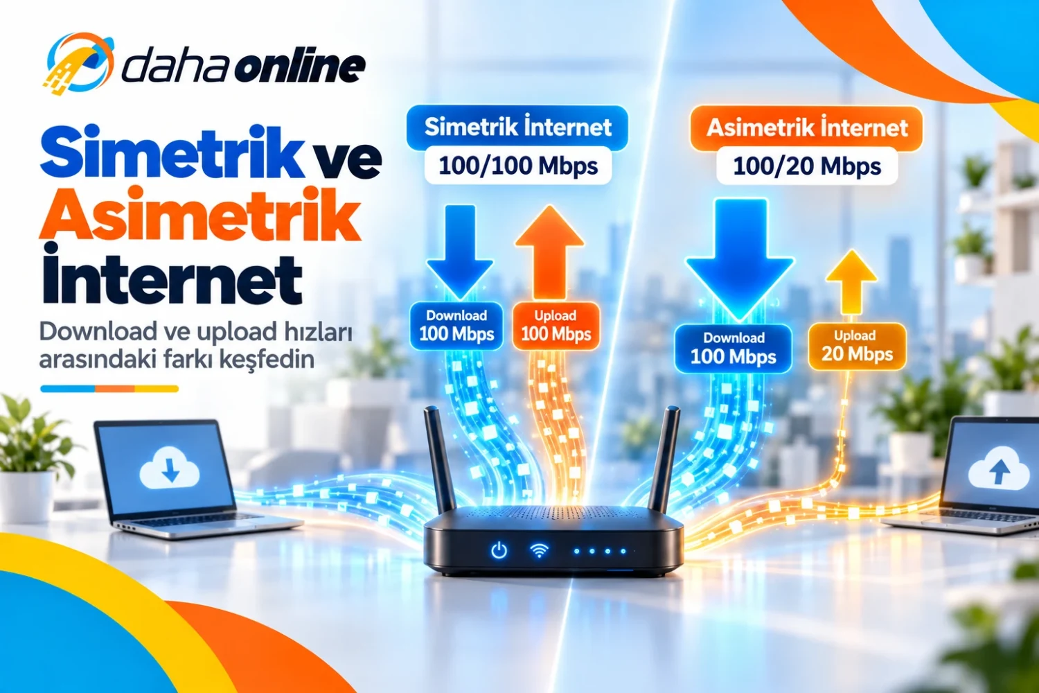 Simetrik ve Asimetrik İnternet